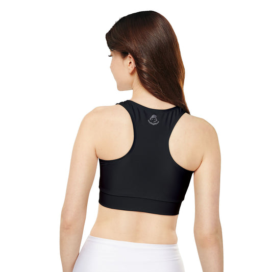 Reaper Fit Fully Lined, Padded Sports Bra (AOP)