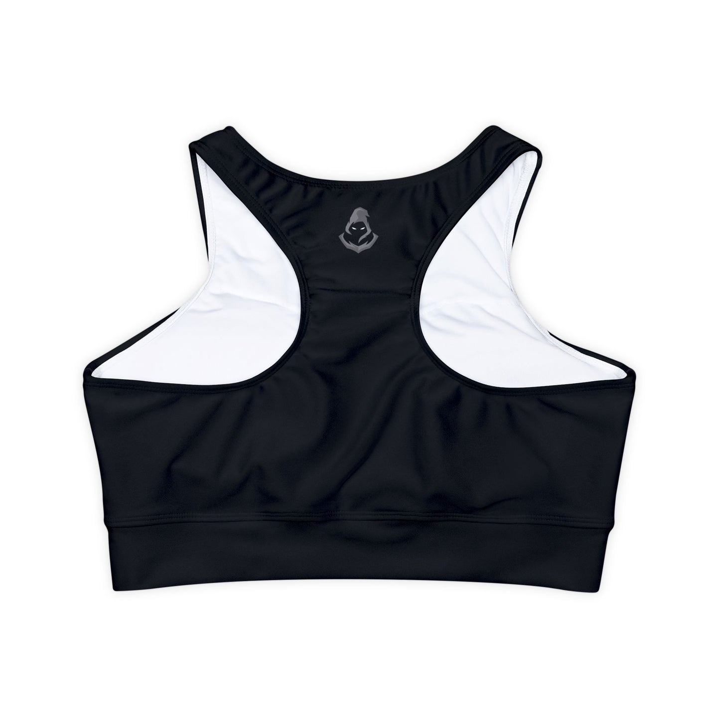 Reaper Fit Fully Lined, Padded Sports Bra (AOP)